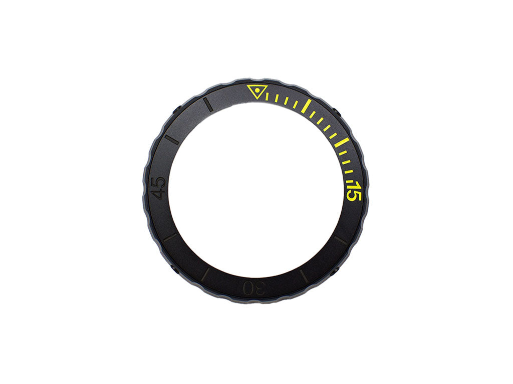 Maya Mk III Black with Yellow Marking Ceramic Bezel