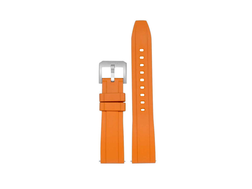 Orange Rubber Strap