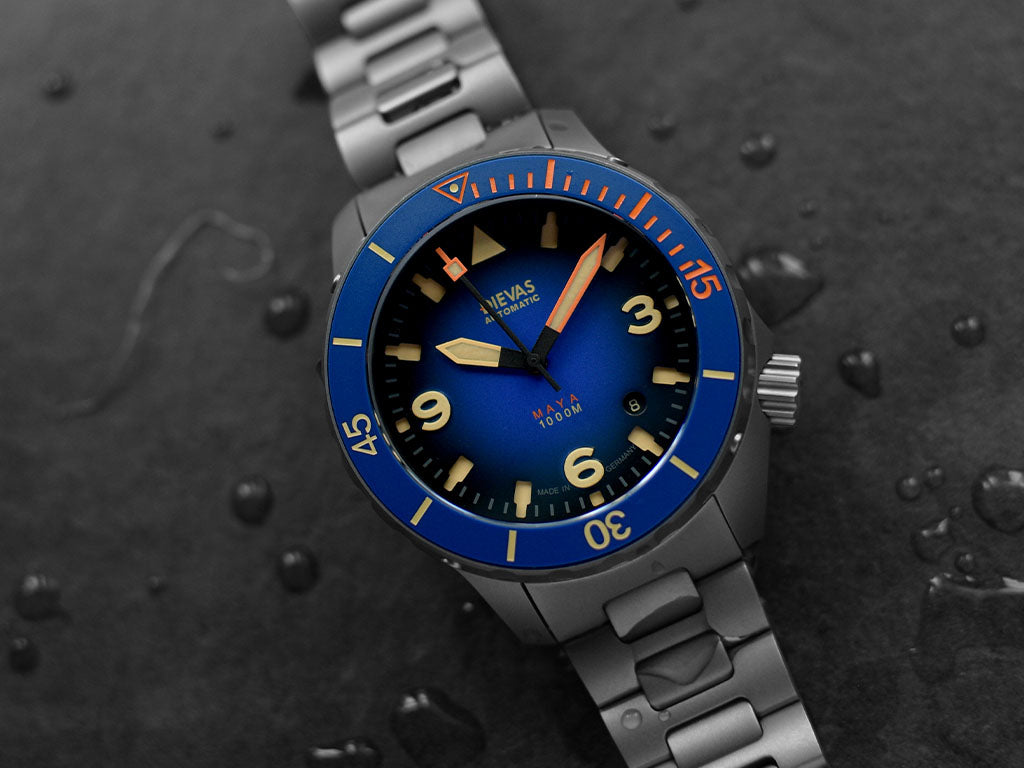 01 / Blue Fumé Multi-Layered Dial
