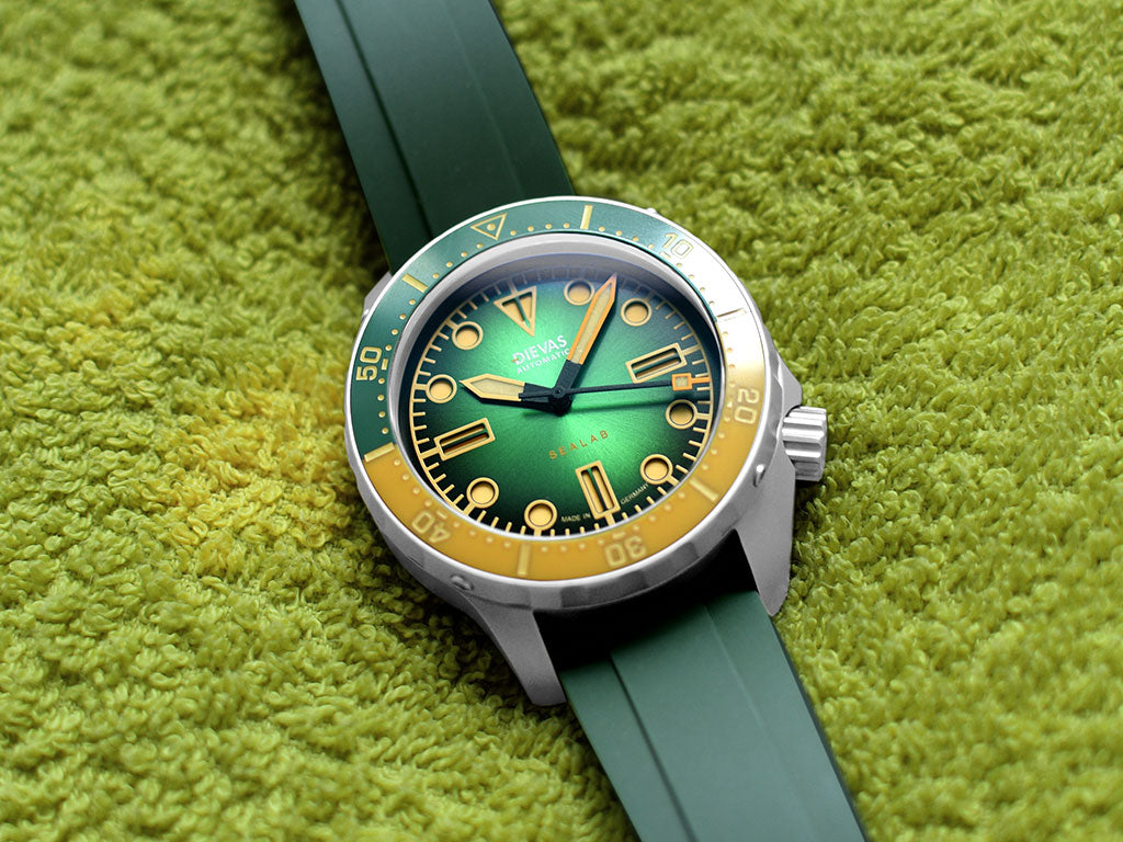 Maya MK III Sealab Green on Rubber