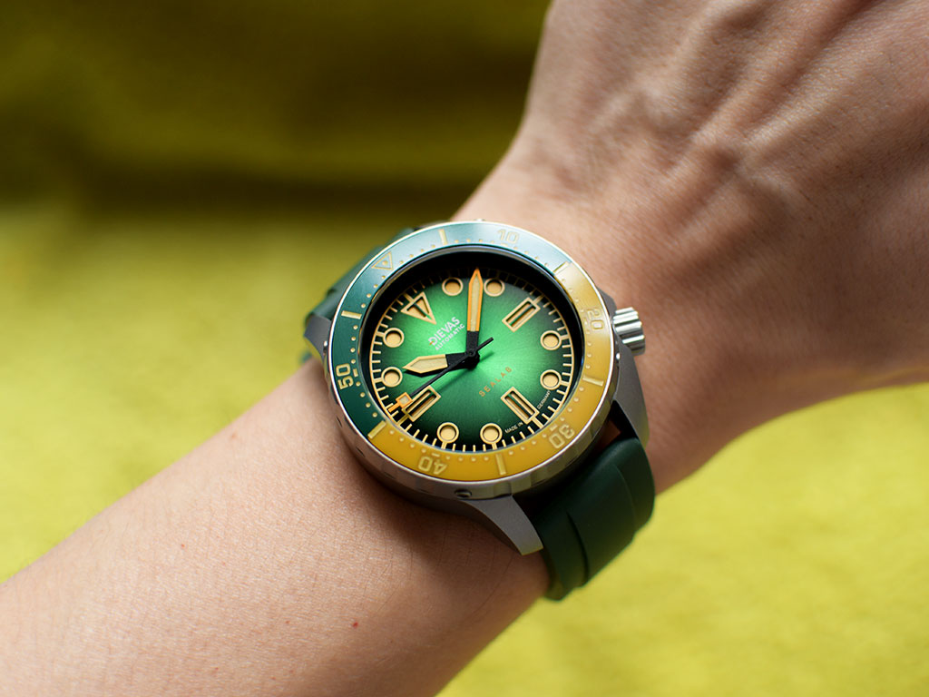 Maya MK III Sealab Green on Rubber