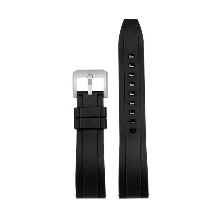 Black Rubber Strap