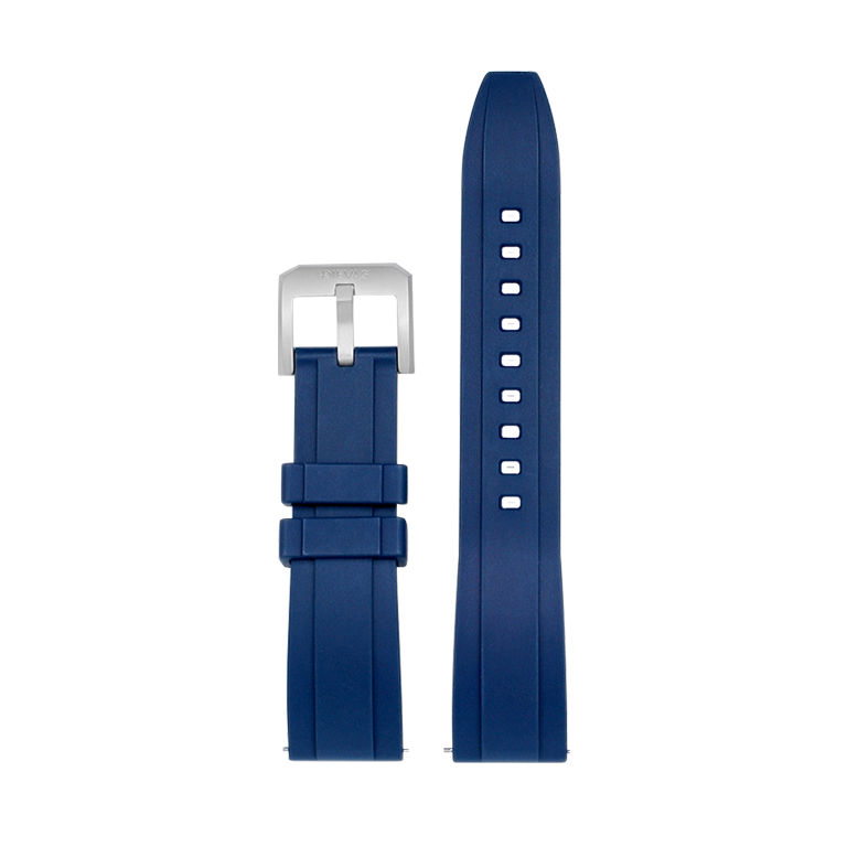 Blue Rubber Strap